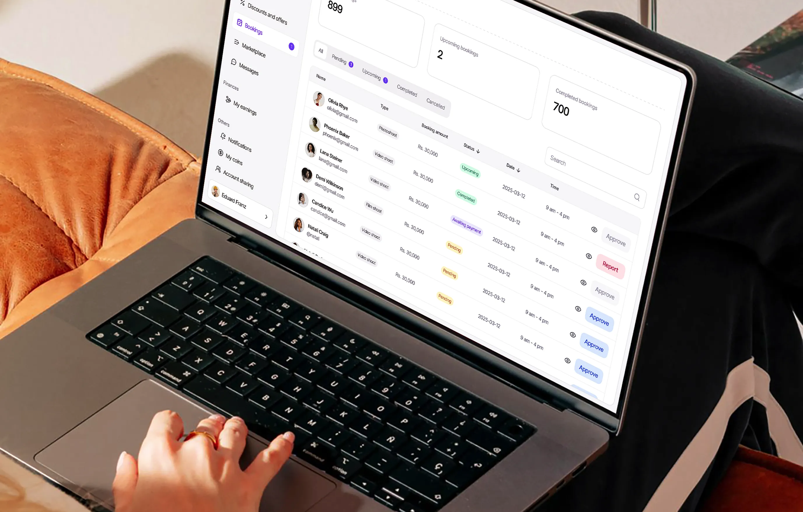 Streamlined creative space booking with design and strategy