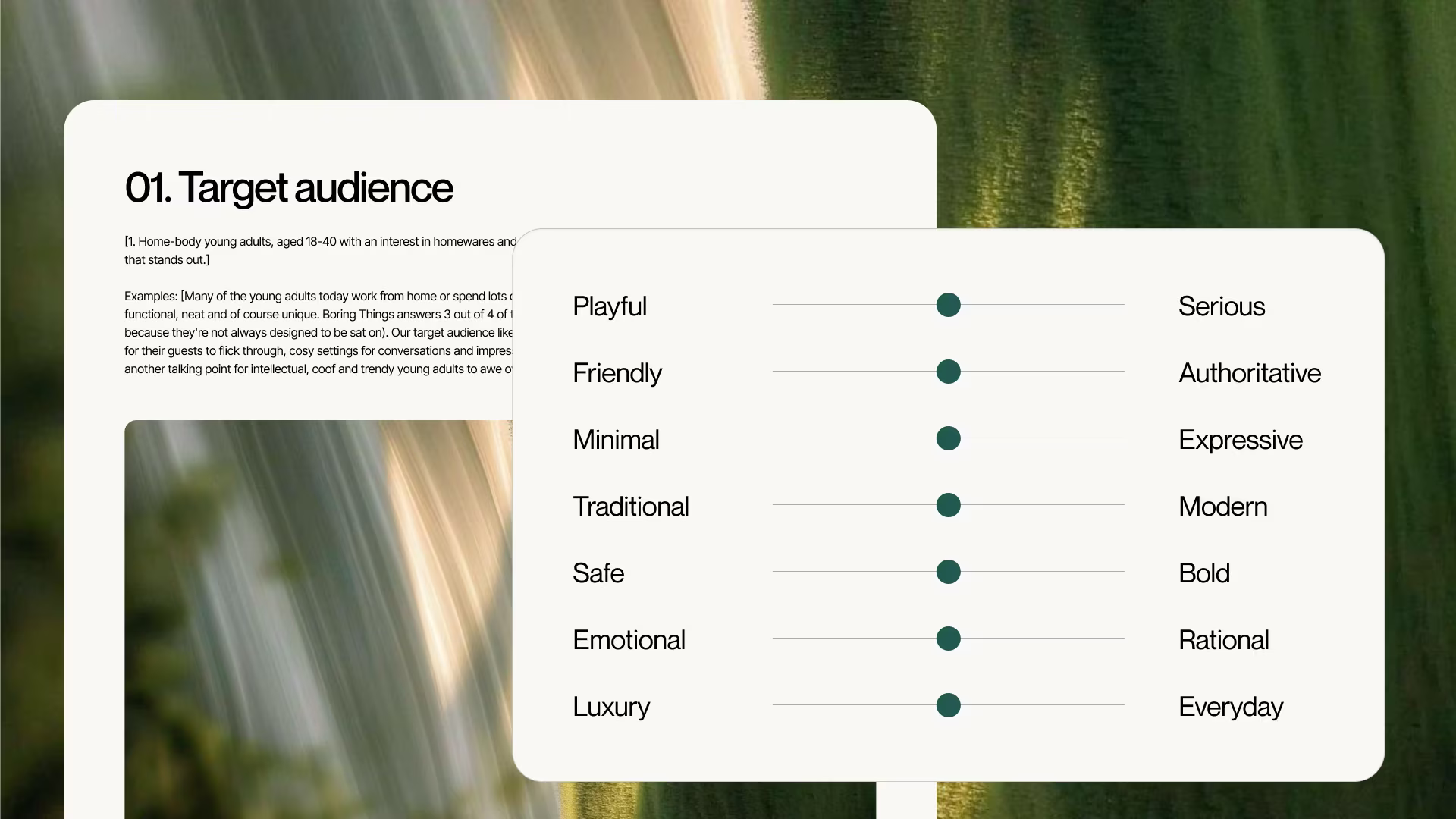 Brand strategy and voice