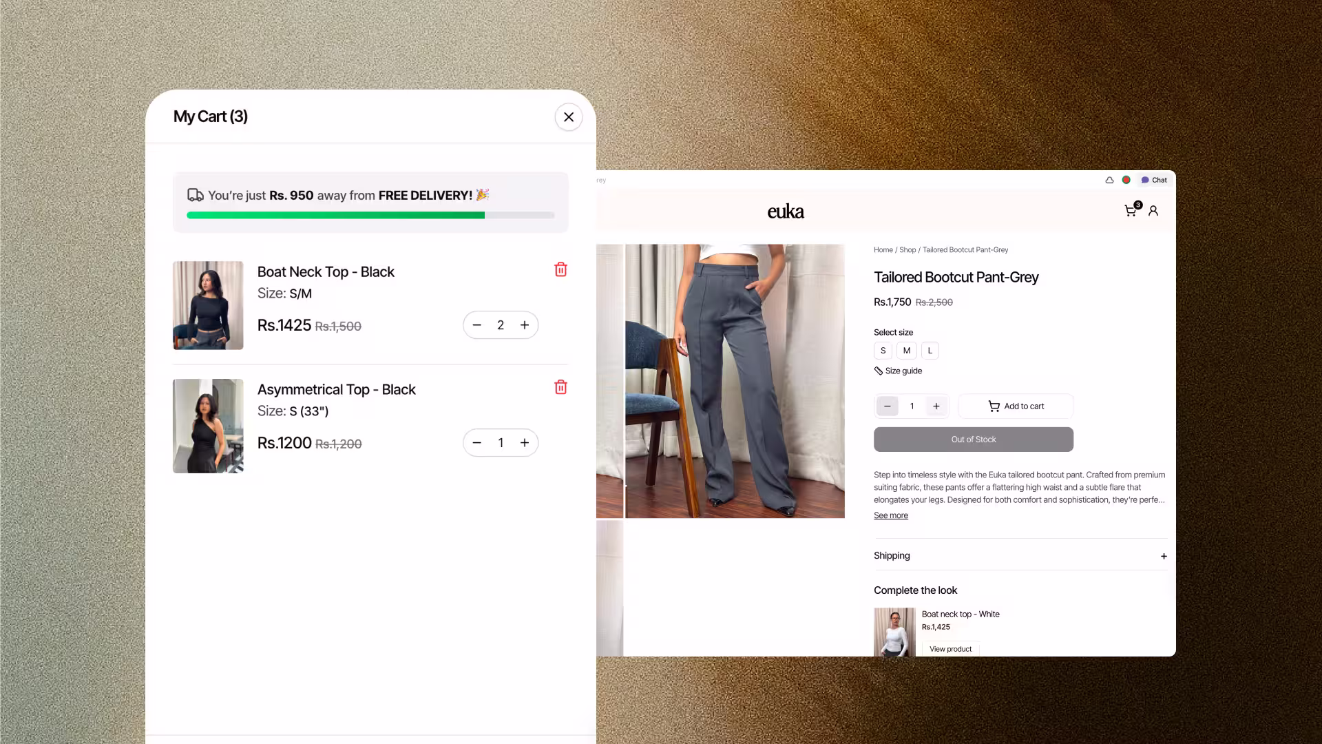 A live, working website